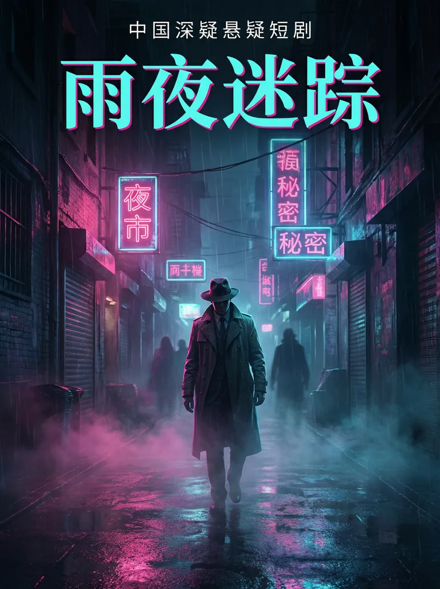 qos纹身 悬疑追踪短剧 - 雨夜迷踪海报